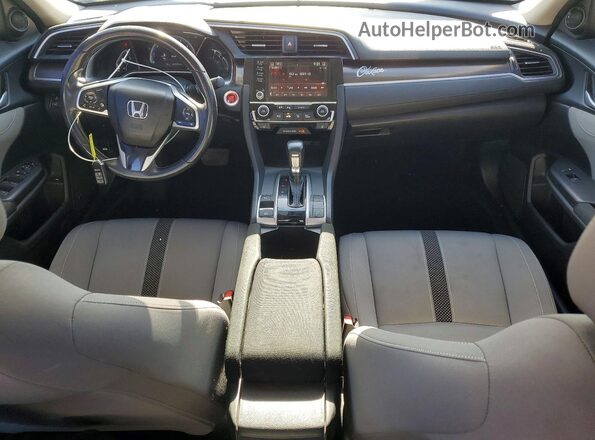 JHMFC1F36KX008394 2019 HONDA CIVIC Blue წინა პანელის ხედი