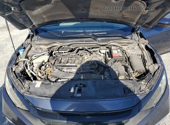 JHMFC1F36KX008394 2019 HONDA CIVIC Blue უკანა სალონის ხედი