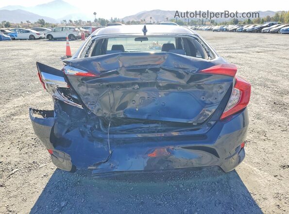 JHMFC1F36KX008394 2019 HONDA CIVIC Blue უკანა ხედი