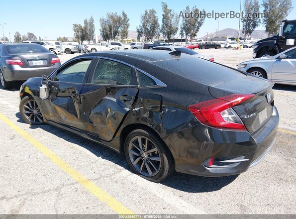 JHMFC1F36KX010565 2019 HONDA CIVIC Black Trasero izquierdo