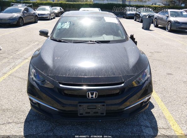 JHMFC1F36KX010565 2019 HONDA CIVIC Black Vista del cuadro de instrumentos