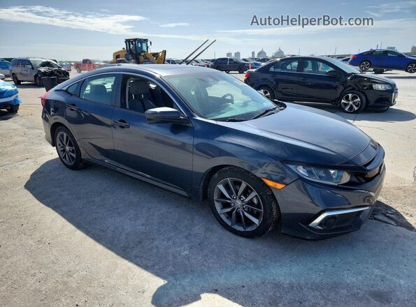 JHMFC1F36KX014082 2019 HONDA CIVIC Charcoal წინა მარჯვენა
