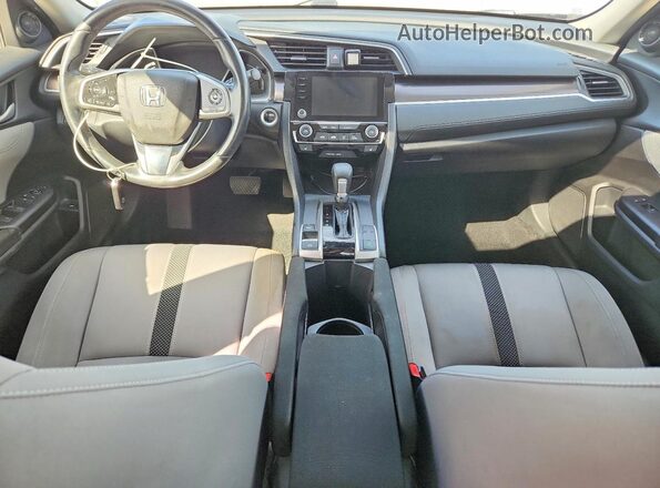JHMFC1F36KX014082 2019 HONDA CIVIC Charcoal წინა პანელის ხედი