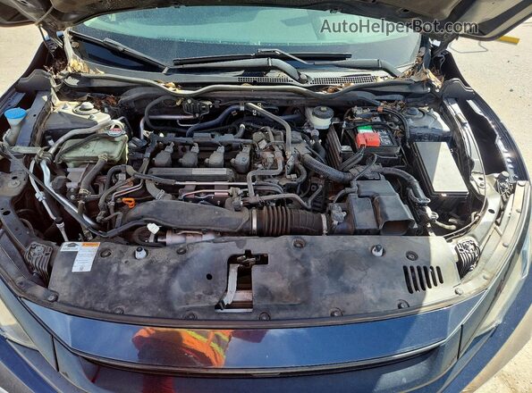JHMFC1F36KX014082 2019 HONDA CIVIC Charcoal უკანა სალონის ხედი