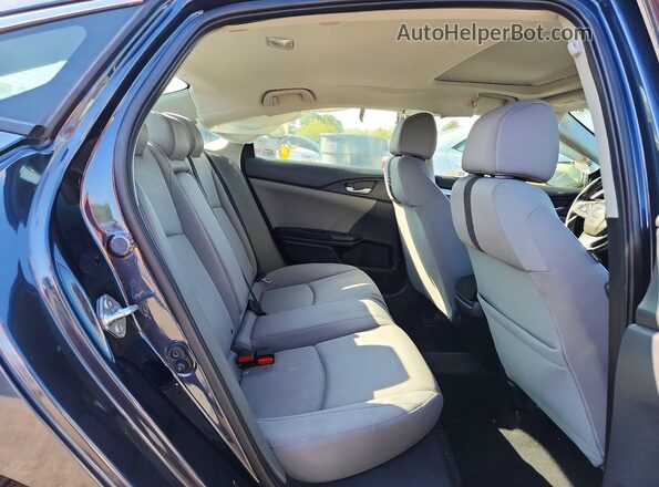 JHMFC1F37JX021668 2018 HONDA CIVIC Blue უკანა სავარძლების ხედი