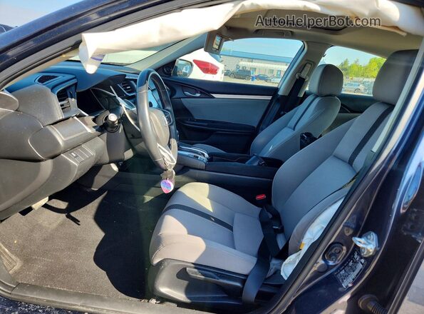 JHMFC1F37JX021668 2018 HONDA CIVIC Blue წინა სალონის ხედი