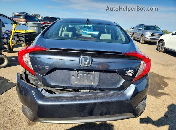 JHMFC1F37JX021668 2018 HONDA CIVIC Blue უკანა ხედი