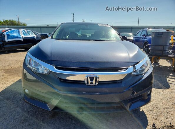JHMFC1F37JX021668 2018 HONDA CIVIC Blue წინა ხედი