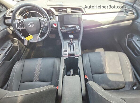 JHMFC1F37JX030936 2018 HONDA CIVIC Серебряный Вид панели приборов