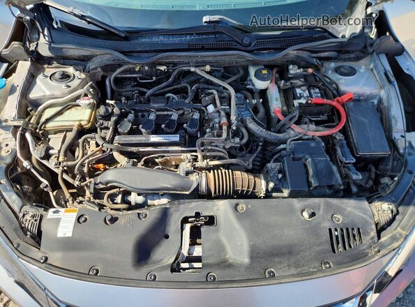 JHMFC1F37JX030936 2018 HONDA CIVIC Серебряный Вид задней части салона