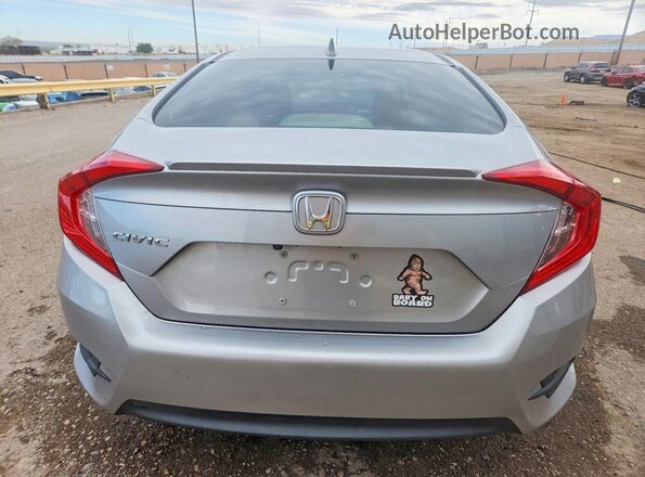 JHMFC1F37JX032248 2018 HONDA CIVIC Серебряный Вид сзади