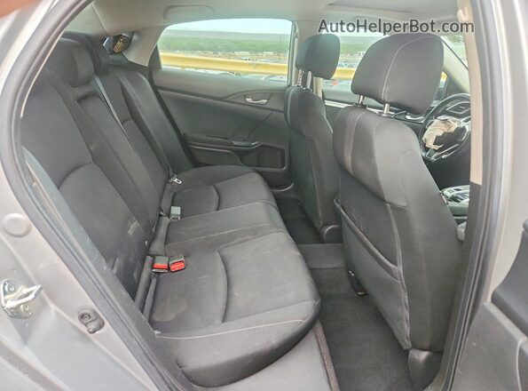 JHMFC1F37JX032248 2018 HONDA CIVIC Серебряный Вид задних сидений
