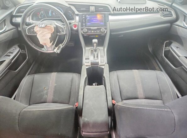 JHMFC1F37JX032248 2018 HONDA CIVIC Серебряный Вид панели приборов