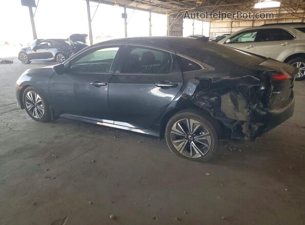 JHMFC1F37JX038146 2018 HONDA CIVIC Gray Trasero izquierdo