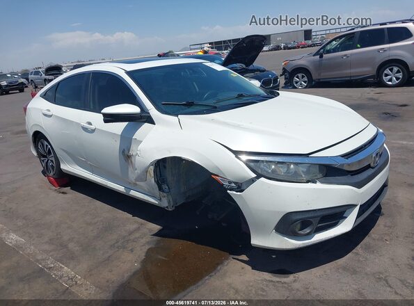 JHMFC1F37JX038776 2018 HONDA CIVIC White Widok z przodu
