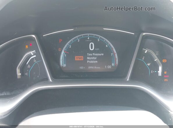 JHMFC1F37JX038776 2018 HONDA CIVIC White Widok tylnych siedzeń