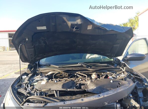 JHMFC1F37KX003155 2019 HONDA CIVIC Gray უკანა ხედი