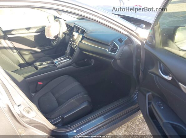 JHMFC1F37KX003155 2019 HONDA CIVIC Gray წინა სალონის ხედი