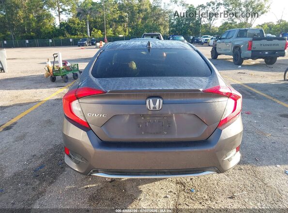 JHMFC1F37KX003155 2019 HONDA CIVIC Gray 