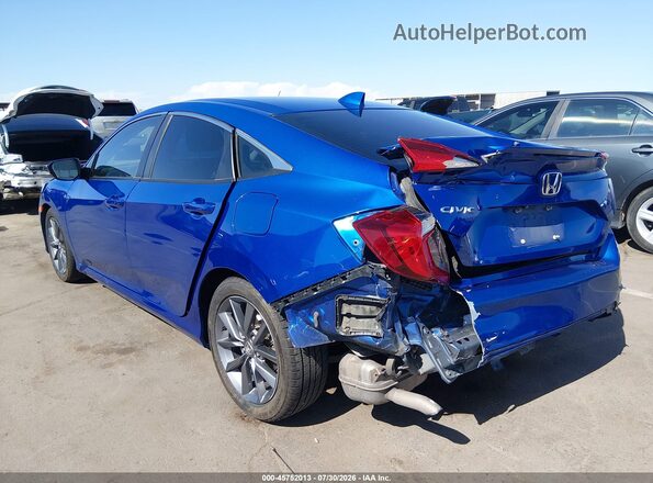 JHMFC1F37KX006220 2019 HONDA CIVIC Синий Вид спереди