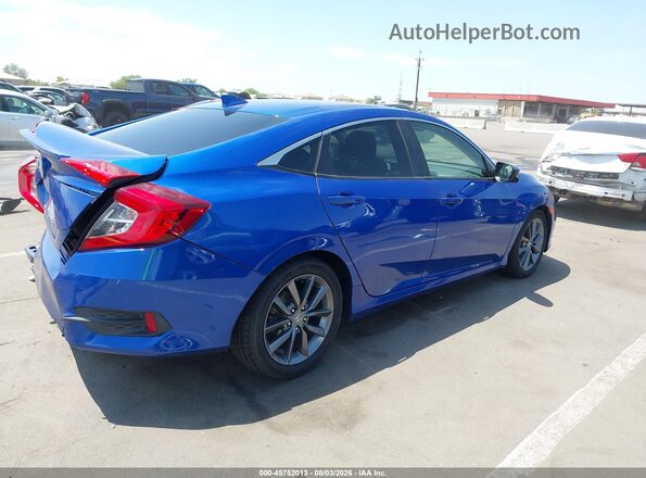 JHMFC1F37KX006220 2019 HONDA CIVIC Синий Задняя правая четверть