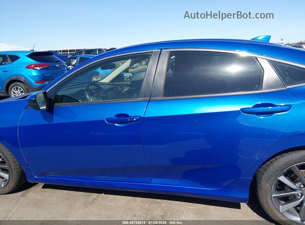 JHMFC1F37KX006220 2019 HONDA CIVIC Синий Панорамный вид салона 360°