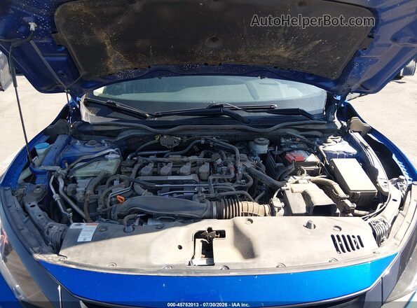 JHMFC1F37KX006220 2019 HONDA CIVIC Синий Вид сзади