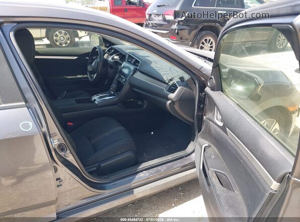JHMFC1F38JX039483 2018 HONDA CIVIC Gray წინა სალონის ხედი
