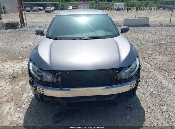 JHMFC1F38JX039483 2018 HONDA CIVIC Gray უკანა სალონის ხედი