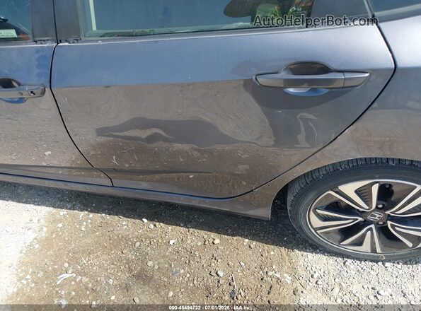 JHMFC1F38JX039483 2018 HONDA CIVIC Gray 