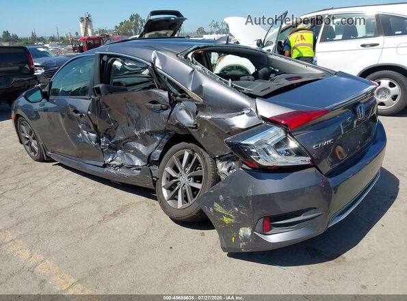 JHMFC1F38KX001351 2019 HONDA CIVIC Серый Задняя левая четверть