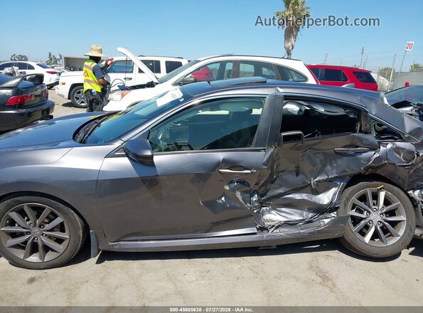 JHMFC1F38KX001351 2019 HONDA CIVIC Серый Панорамный вид салона 360°