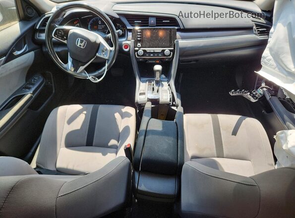 JHMFC1F38KX014259 2019 HONDA CIVIC Gray Widok deski rozdzielczej
