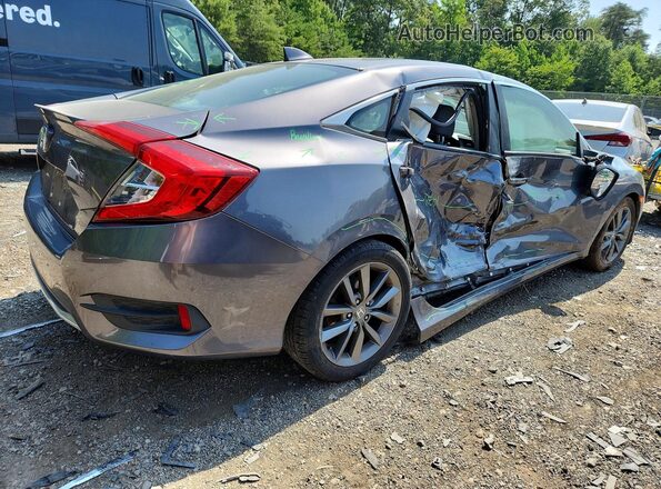 JHMFC1F38KX014259 2019 HONDA CIVIC Gray Tył prawy