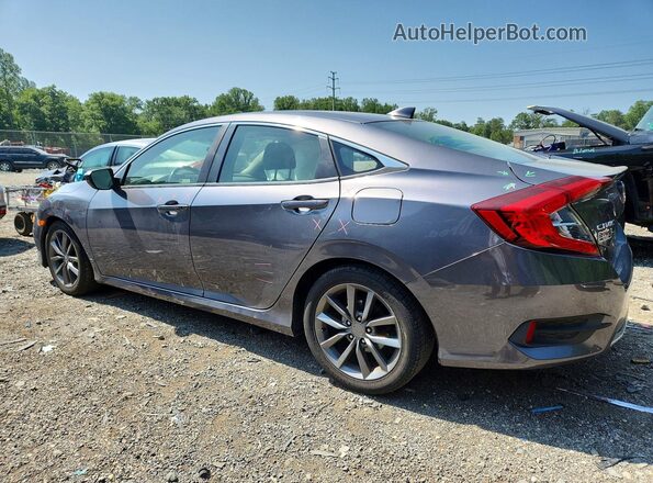 JHMFC1F38KX014259 2019 HONDA CIVIC Gray Tył lewy