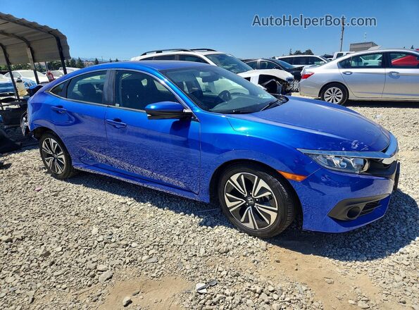 JHMFC1F39JX019968 2018 HONDA CIVIC Blue Przód prawy