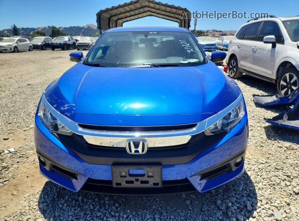 JHMFC1F39JX019968 2018 HONDA CIVIC Blue Widok z przodu