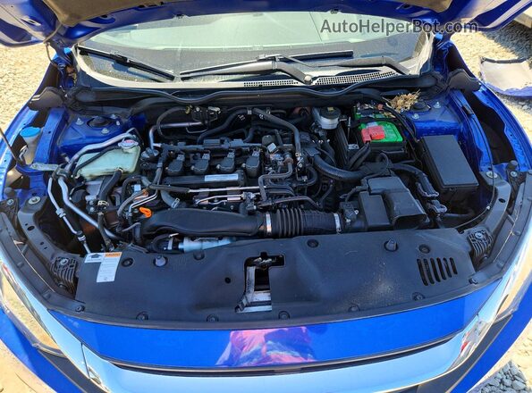 JHMFC1F39JX019968 2018 HONDA CIVIC Blue Widok wnętrza z tyłu