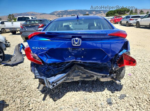 JHMFC1F39JX019968 2018 HONDA CIVIC Blue Widok z tyłu