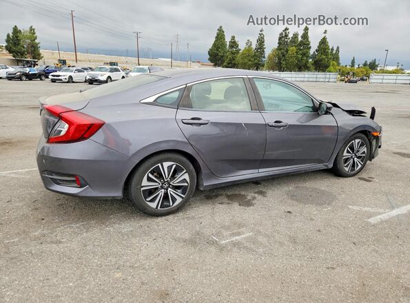 JHMFC1F39JX039167 2019 HONDA CIVIC Gray Trasero derecho