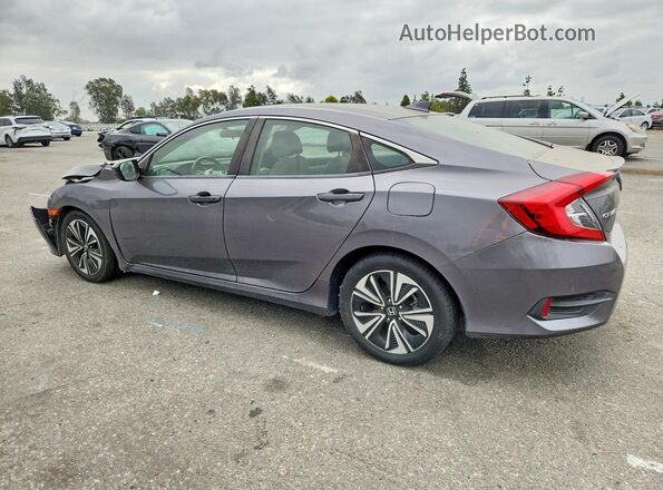 JHMFC1F39JX039167 2019 HONDA CIVIC Gray Trasero izquierdo