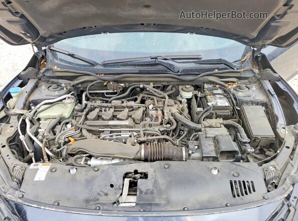 JHMFC1F39KX010656 2019 HONDA CIVIC Угольный Вид задней части салона