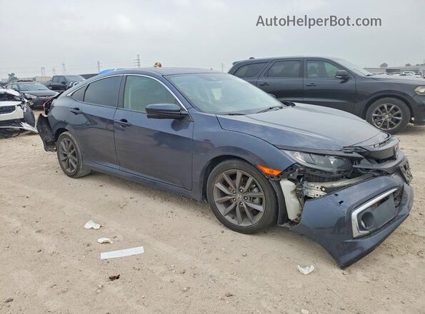 JHMFC1F39KX010656 2019 HONDA CIVIC Угольный Передняя правая четверть