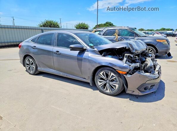 JHMFC1F3XJX016934 2018 HONDA CIVIC Charcoal Առջևի աջ