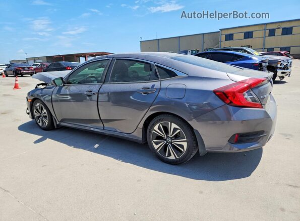 JHMFC1F3XJX016934 2018 HONDA CIVIC Charcoal Հետևի ձախ