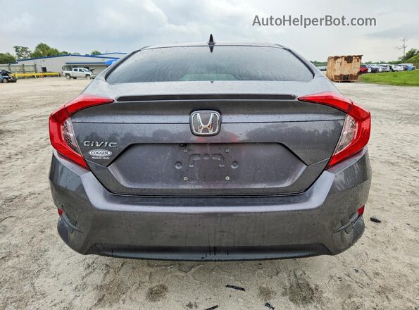 JHMFC1F3XJX032079 2018 HONDA CIVIC Gray უკანა ხედი