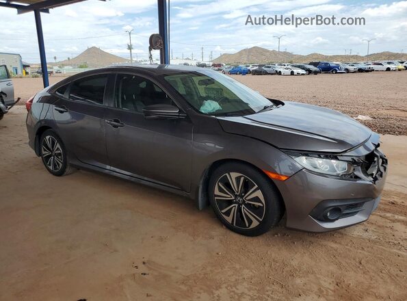 JHMFC1F3XJX036620 2018 HONDA CIVIC Серый Передняя правая четверть
