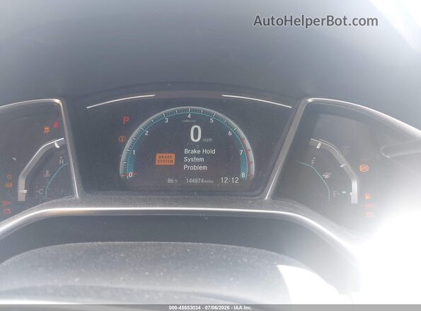 JHMFC1F70JX005203 2018 HONDA CIVIC White Вид задніх сидінь