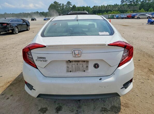 JHMFC1F71JX003766 2018 HONDA CIVIC White უკანა ხედი
