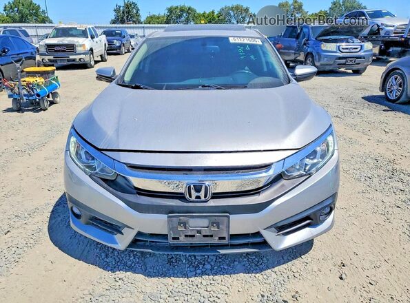 JHMFC1F72JX043757 2018 HONDA CIVIC Silver Вид спереду